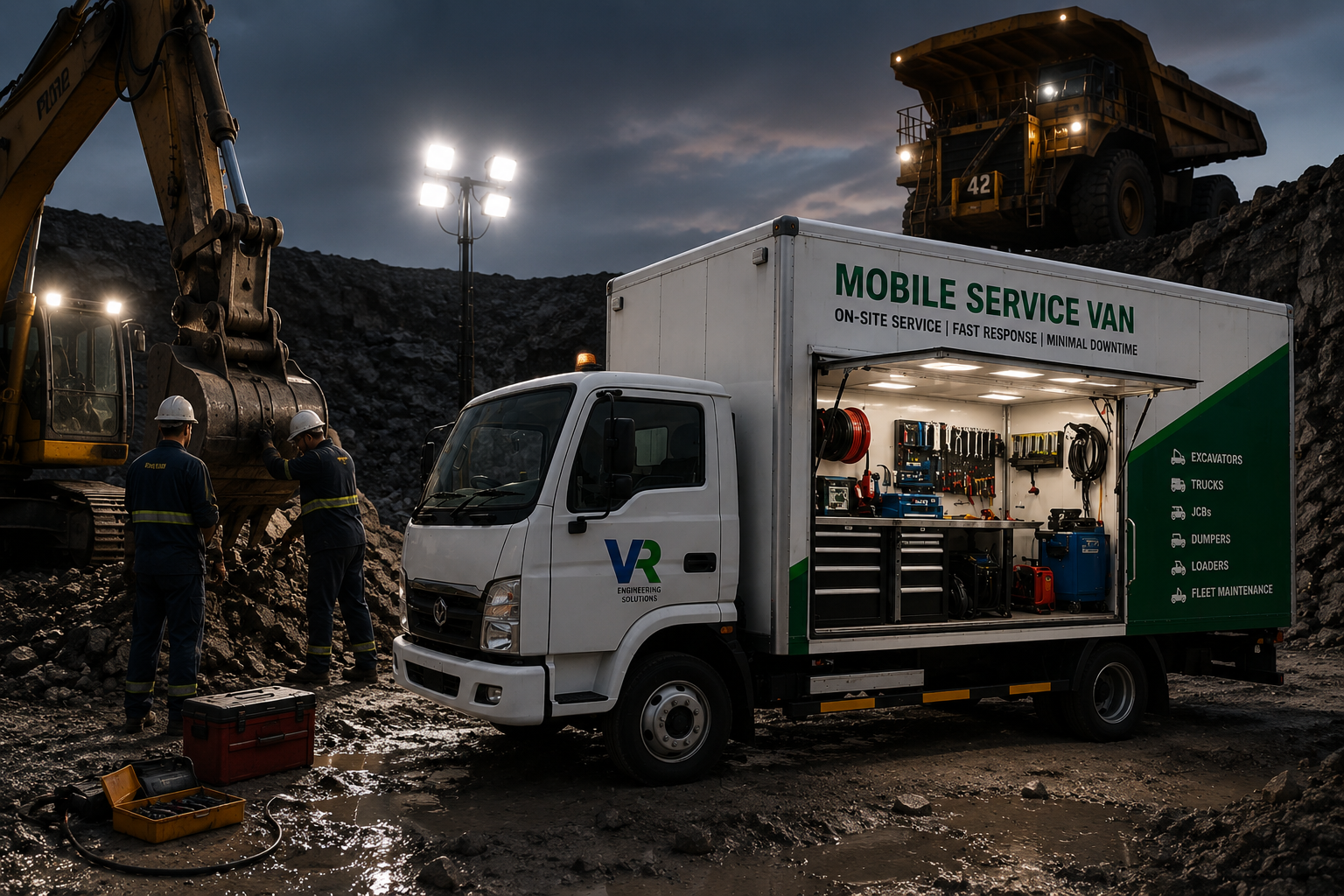 Mobile Service Van for Logistics & Fleet Management